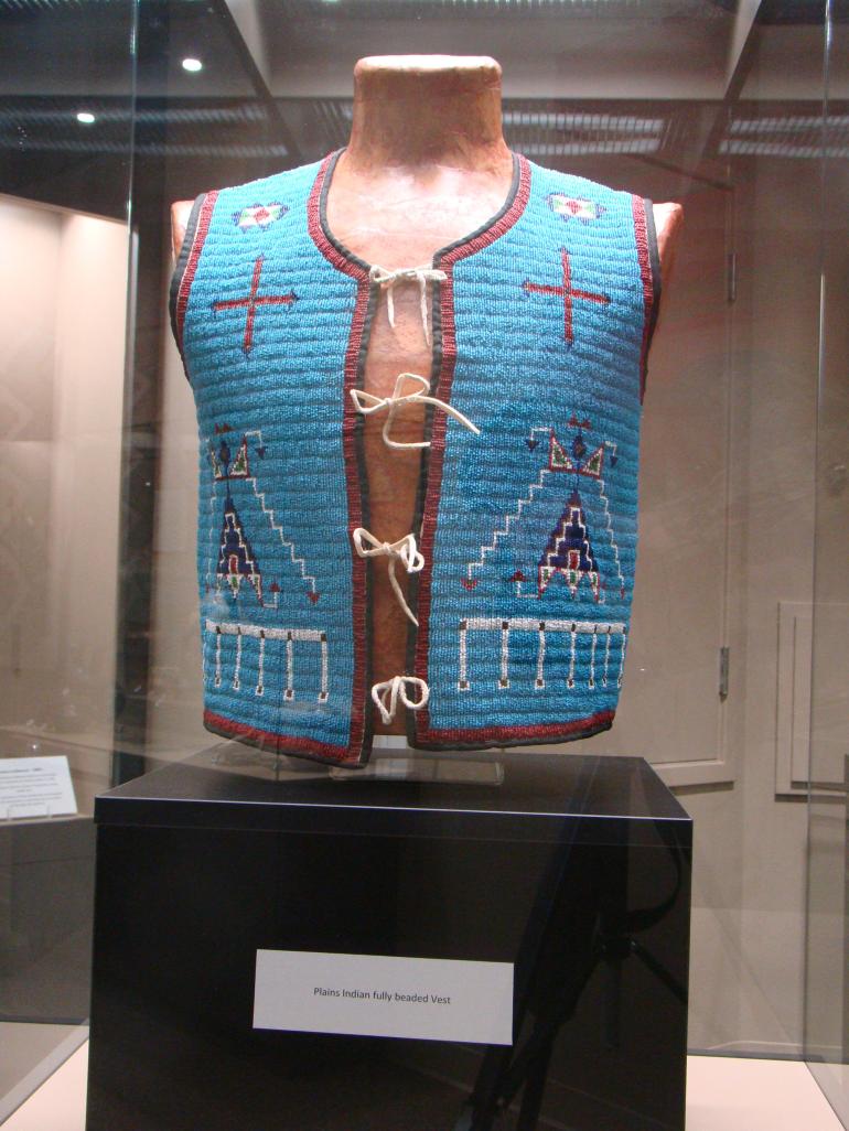 Plains Indian Beaded Vest